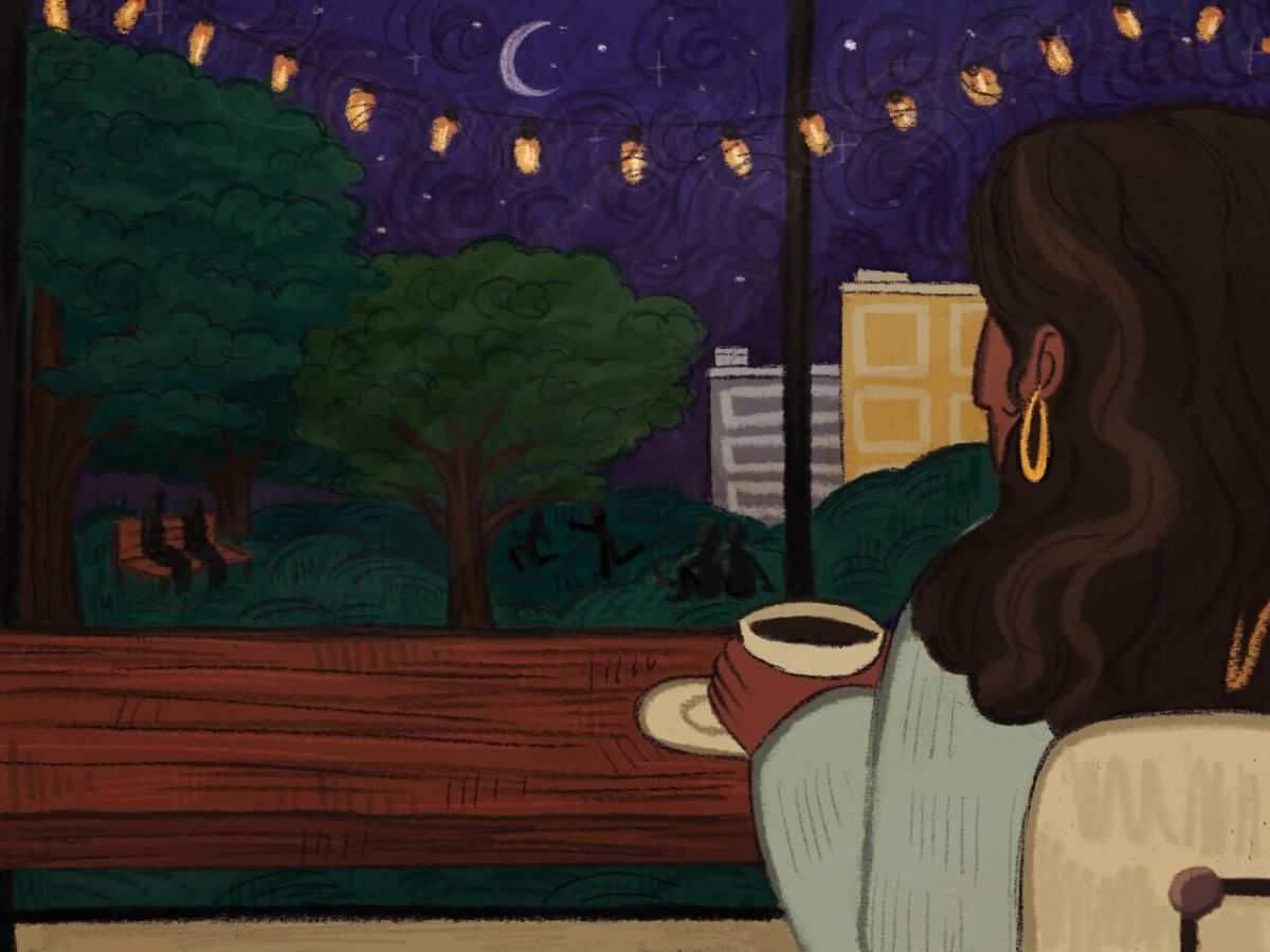 "Third places" are defined as locations where you can go to just "be." Art by Mercy Gobana